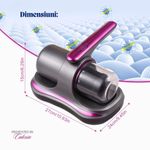 Electronice si Electrocasnice - Ingrijirea locuintei - Aspiratoare - Aspirator Profesional e-Wantay 2in1, Portabil,8000Pa, 100W, Fara Sac,Filtru HEPA,Putere Reglabila,Curatare cu Lumina UV - Infinity.ro