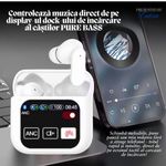 TV, Audio-Video si Foto - Portabile audio - Casti audio - Casti Wireless PURE BASS – Bluetooth 5.4, Ecran tactil LED 1.9”, ANC, ENC, bass puternic, Hi-Res Audio Panoramic 9D - Infinity.ro