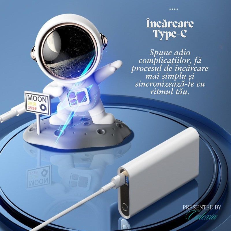 TV, Audio-Video si Foto - Portabile audio - Boxe portabile - Boxa Portabila e-Wantay, Bluetooth 5.0, Sunet Hi-Fi 360° Surround, Microfon Inclus, Apeluri Hands-Free,Autonomie 1200mAh - Infinity.ro