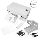 PC, gaming si accesorii - Imprimante, scanere & consumabile - Imprimante - Imprimante termice - Imprimanta termica portabila e-Wantay® High Quality, Bluetooth & USB, Compatibilitate universala, etichete & AWB-uri - Infinity.ro