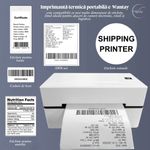 PC, gaming si accesorii - Imprimante, scanere & consumabile - Imprimante - Imprimante termice - Imprimanta termica portabila e-Wantay® High Quality, Bluetooth & USB, Compatibilitate universala, etichete & AWB-uri - Infinity.ro