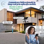 Casa si Gradina - Electrice - Smart Home - Camere de supraveghere - Camera de Supraveghere e-Wantay® SkyWatch 4G 3 in 1 cu SIM,Ultra HD,16000 mAh,Alarma, Bidirectionala si Vedere Nocturna - Infinity.ro