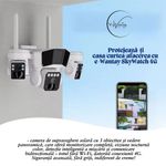 Casa si Gradina - Electrice - Smart Home - Camere de supraveghere - Camera de Supraveghere e-Wantay® SkyWatch 4G 3 in 1 cu SIM,Ultra HD,16000 mAh,Alarma, Bidirectionala si Vedere Nocturna - Infinity.ro