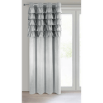 Casa si Gradina - Textile si covoare - Perdele si draperii - Draperii - Draperie AURA din catifea cu un model subtil tip volane, 140 x 250 cm, argintiu - Infinity.ro