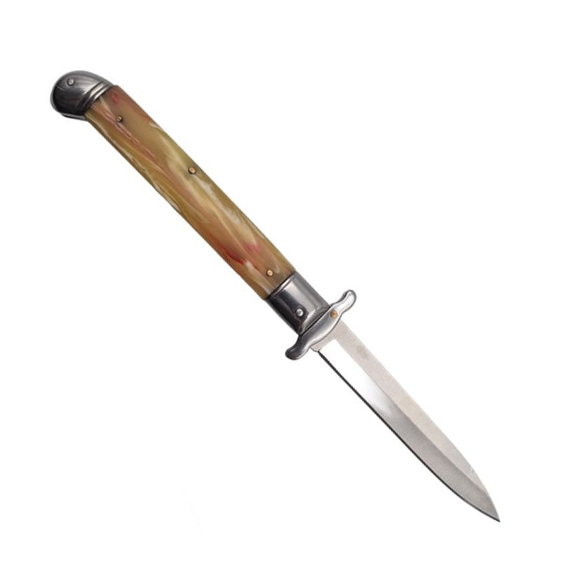 Sport si Outdoor - Camping - Cutite, bricege si accesorii - Cutite si bricege - Briceag automat stiletto, Italian Marble, 27 cm, multicolor - Infinity.ro