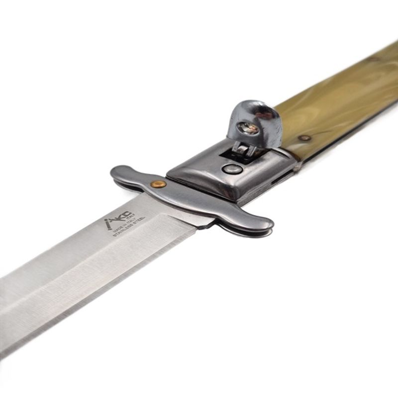 Sport si Outdoor - Camping - Cutite, bricege si accesorii - Cutite si bricege - Briceag automat stiletto, Italian Marble, 27 cm, maro - Infinity.ro