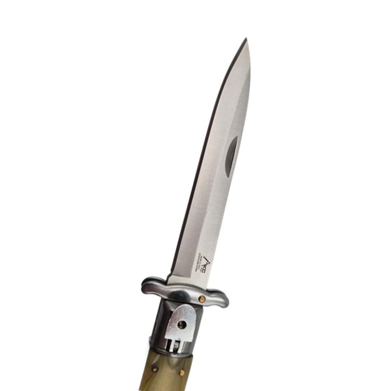 Sport si Outdoor - Camping - Cutite, bricege si accesorii - Cutite si bricege - Briceag automat stiletto, Italian Marble, 27 cm, maro - Infinity.ro