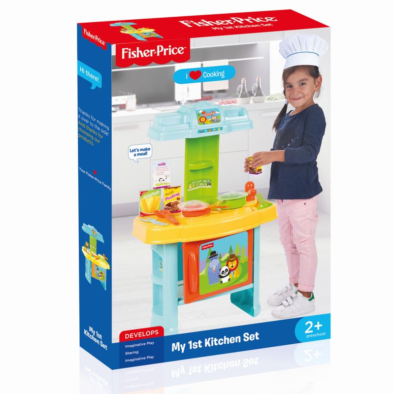 Jucarii, Copii si Bebe - Jucarii si jocuri - Jucarii de rol - Bucatarii copii - Fisher Price Prima mea bucatarie - Infinity.ro