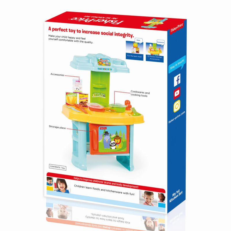 Jucarii, Copii si Bebe - Jucarii si jocuri - Jucarii de rol - Bucatarii copii - Fisher Price Prima mea bucatarie - Infinity.ro