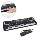 TV, Audio-Video si Foto - Instrumente muzicale - Instrumente electrice si electronice - Orga electronica copii,61 clape,instrument multifunctional, microfon inclus - Infinity.ro
