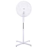 Electronice si Electrocasnice - Climatizare si sisteme de incalzire - Aparate racire aer - Ventilatoare - Ventilator cu picior FLORIA ZLN-1180, Diametru 40 cm, Putere 40 W, Motor silentios si puternic, Alb - Infinity.ro