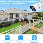 Casa si Gradina - Electrice - Smart Home - Camere de supraveghere - Camera Supraveghere Wireless Exterior/Interior, 5MP, Conectare Telefon, WIFI, 1080P FullHD, Tuya, alarma, Senzor miscare - Infinity.ro