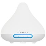 Casa si Gradina - Decoratiuni - Aromaterapie si lumanari - Difuzoare aromaterapie - Difuzor de arome Beper 70.402, 15.6W, 140ml, 7 culori led, Alb - Infinity.ro