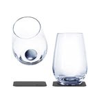 Casa si Gradina - Bucatarie si vesela - Cani si pahare - Pahare - Set 2 pahare magnetice de cristal Silwy, 400ml - Infinity.ro
