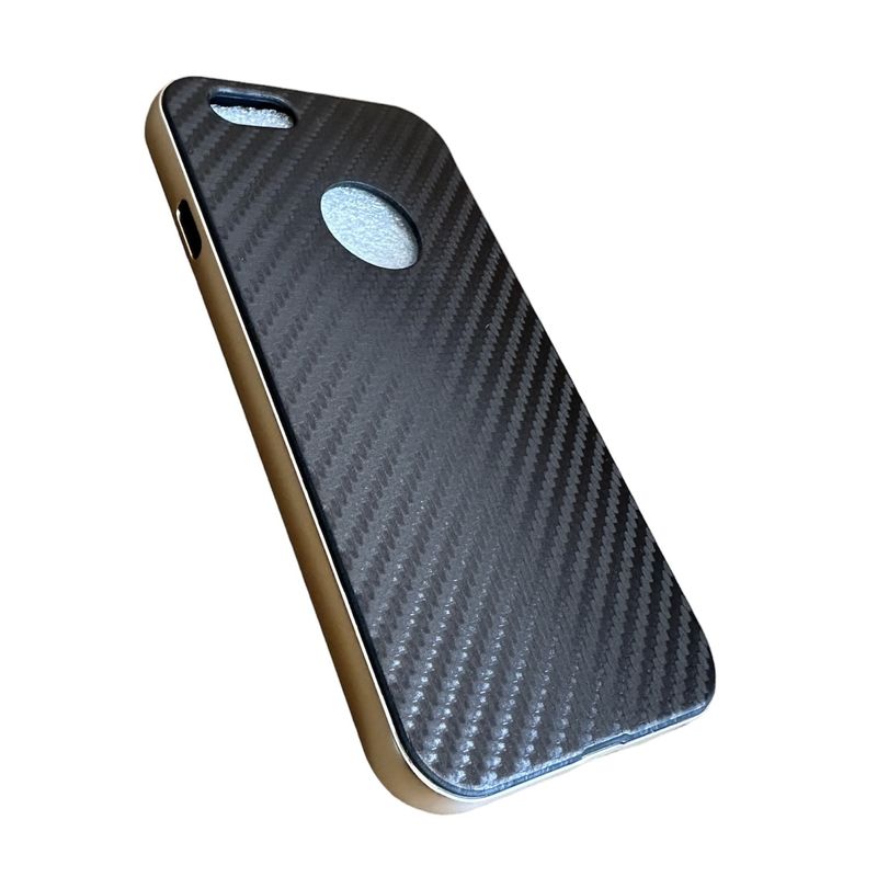 Laptop, Telefoane si Tablete - Telefoane mobile si accesorii - Accesorii Telefoane - Huse telefoane - Husa Spada, compatibila cu Iphone 6/6S, carbon/auriu - Infinity.ro