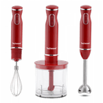 Electronice si Electrocasnice - Electrocasnice bucatarie - Mixere, tocatoare & roboti de bucatarie - Blendere si mini tocatoare - Blender vertical 3 in 1 Techwood TMS-9605, 600 W, 500ml - Infinity.ro