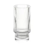 Casa si Gradina - Bucatarie si vesela - Cani si pahare - Pahare - Set 4 pahare design deosebit, pentru cafea latte si long drinkuri, 270 ml, Gonga® Transparent - Infinity.ro
