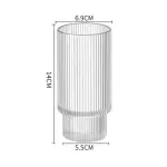 Casa si Gradina - Bucatarie si vesela - Cani si pahare - Pahare - Set 4 pahare design deosebit, pentru cafea latte si long drinkuri, 270 ml, Gonga® Transparent - Infinity.ro