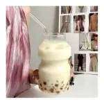 Casa si Gradina - Bucatarie si vesela - Cani si pahare - Pahare - Pahar din sticla cu capacitate de 440 ml, 13 cm inaltime, Gonga® Transparent - Infinity.ro