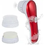 Ingrijire personala si Cosmetice - Aparate & accesorii ingrijire personala - Aparate cosmetice - Aparate intretinere si ingrijire corporala - Perie pentru curatare faciala 2 in 1, Gonga® Rosu - Infinity.ro