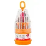 Casa si Gradina - Constructii - Scule de mana si unelte - Surubelnite - Set de surubelnite Torx profesionale 31 in 1, Gonga® Portocaliu - Infinity.ro