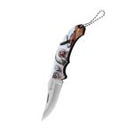 Sport si Outdoor - Camping - Cutite, bricege si accesorii - Cutite si bricege - Cutit pliabil tip briceag Foxter, 16 cm, model B, otel inoxidabil, maro - Infinity.ro