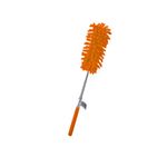 Market - Curatenie si intretinere casa - Produse menaj - Accesorii curatenie - Pamatuf pentru praf si paianjeni, maner telescopic, 77 cm, portocaliu - Infinity.ro