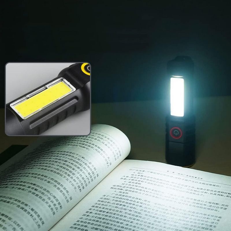Casa si Gradina - Corpuri si surse de iluminat - Iluminat exterior - Lanterne - Lanterna tactica reincarcabila cu LED Genetic, cablu USB-C, 14.5 cm, impermeabil IPX4, negru - Infinity.ro