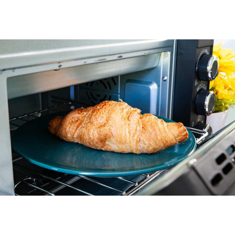 Casa si Gradina - Bucatarie si vesela - Vesela si tacamuri - Farfurii si boluri - Set 6 farfurii desert Turcoaz Inchis 20 cm - Infinity.ro