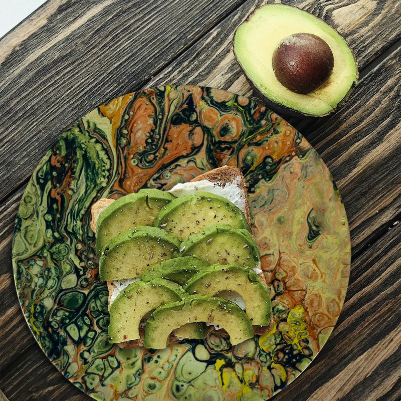 Casa si Gradina - Bucatarie si vesela - Vesela si tacamuri - Farfurii si boluri - Set farfurii 16 piese, pentru 4 persoane, Abstract Art, Cesiro, Multicolor - Infinity.ro