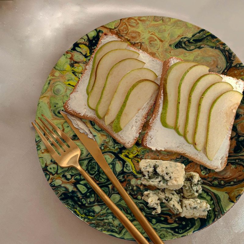 Casa si Gradina - Bucatarie si vesela - Vesela si tacamuri - Farfurii si boluri - Set farfurii 16 piese, pentru 4 persoane, Abstract Art, Cesiro, Multicolor - Infinity.ro