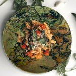 Casa si Gradina - Bucatarie si vesela - Vesela si tacamuri - Farfurii si boluri - Set farfurii 16 piese, pentru 4 persoane, Abstract Art, Cesiro, Multicolor - Infinity.ro