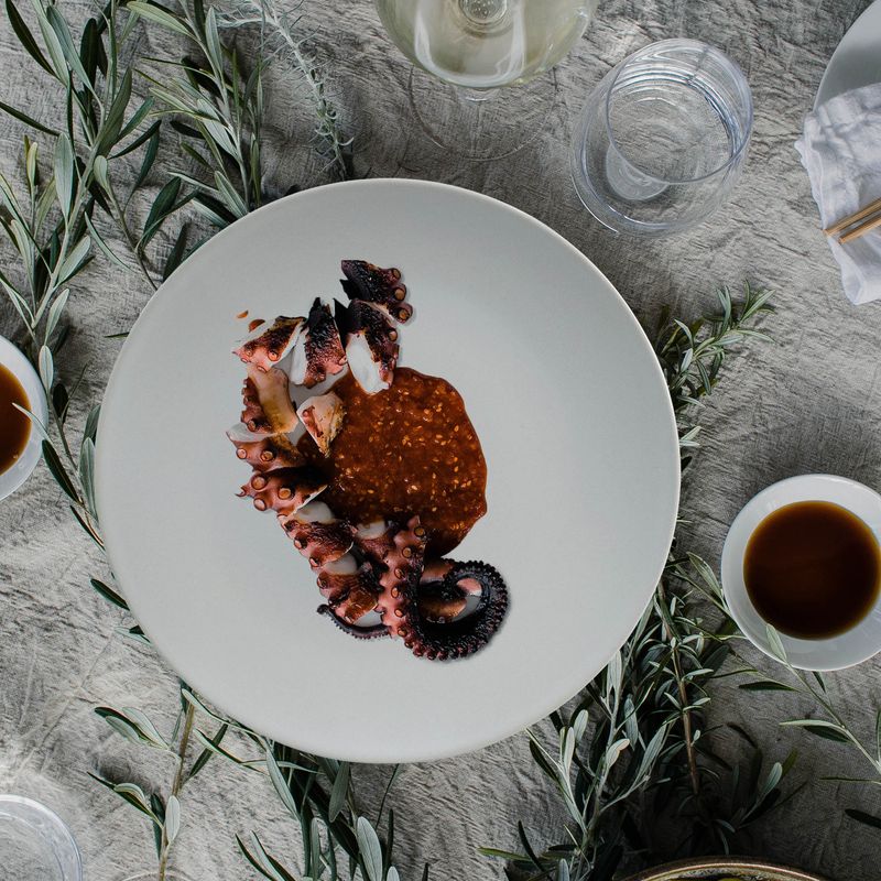 Casa si Gradina - Bucatarie si vesela - Vesela si tacamuri - Farfurii si boluri - Set farfurii 24 piese, pentru 6 persoane, Snow, Cesiro, Alb Mat - Infinity.ro