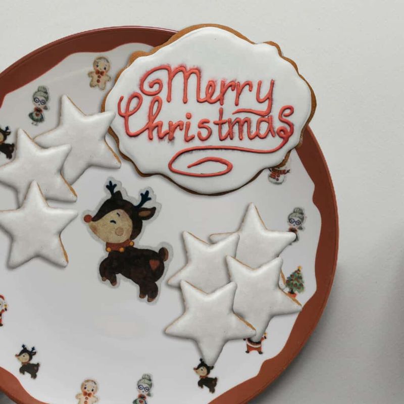 Casa si Gradina - Bucatarie si vesela - Vesela si tacamuri - Farfurii si boluri - Set farfurii 18 piese, pentru 6 persoane, Christmas Time, Cesiro, Multicolor - Infinity.ro