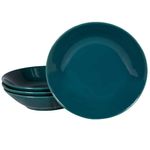 Casa si Gradina - Bucatarie si vesela - Vesela si tacamuri - Farfurii si boluri - Set 4 farfurii adanci Turcoaz, 21 cm - Infinity.ro