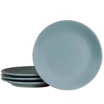 Casa si Gradina - Bucatarie si vesela - Vesela si tacamuri - Farfurii si boluri - Set 4 farfurii desert Gri Albastrui: Magia Culoarelor în Farfurii! - Infinity.ro