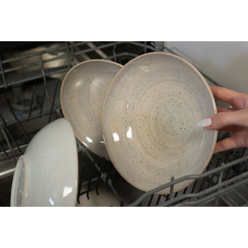 Casa si Gradina - Bucatarie si vesela - Vesela si tacamuri - Farfurii si boluri - Set Farfurii Adânci, 4 Piese, Shell, Ceramică, Fabricat in Romania, Cesiro, Crem deschis - Infinity.ro