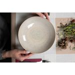 Casa si Gradina - Bucatarie si vesela - Vesela si tacamuri - Farfurii si boluri - Set Farfurii Adânci, 4 Piese, Shell, Ceramică, Fabricat in Romania, Cesiro, Crem deschis - Infinity.ro