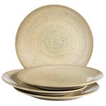 Casa si Gradina - Bucatarie si vesela - Vesela si tacamuri - Farfurii si boluri - Set Farfurii Întinse 4 Piese, Shell, Ceramică, Fabricat in Romania, Cesiro, Crem deschis - Infinity.ro