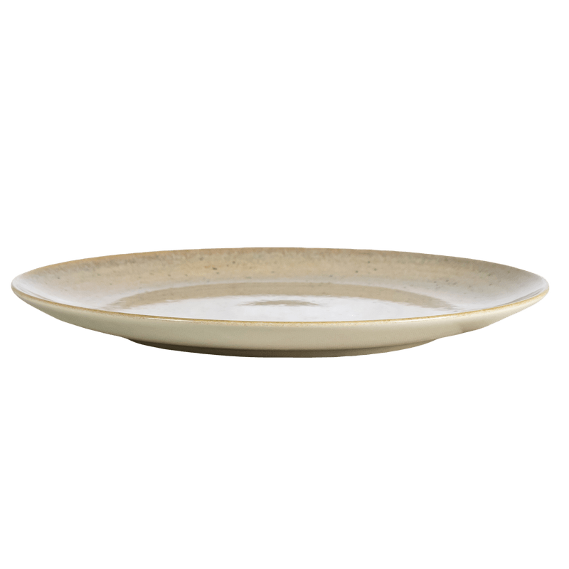 Casa si Gradina - Bucatarie si vesela - Vesela si tacamuri - Farfurii si boluri - Set Farfurii Întinse 4 Piese, Shell, Ceramică, Fabricat in Romania, Cesiro, Crem deschis - Infinity.ro