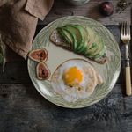 Casa si Gradina - Bucatarie si vesela - Vesela si tacamuri - Farfurii si boluri - Set farfurii 18 piese, pentru 6 persoane, Silver Fir, Cesiro, Alb Ivoire cu gri - Infinity.ro