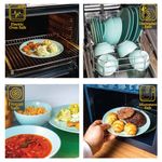 Casa si Gradina - Bucatarie si vesela - Vesela si tacamuri - Farfurii si boluri - Set farfurii 16 piese, pentru 4 persoane, Peppermint, Cesiro, Verde Menta Mat - Infinity.ro