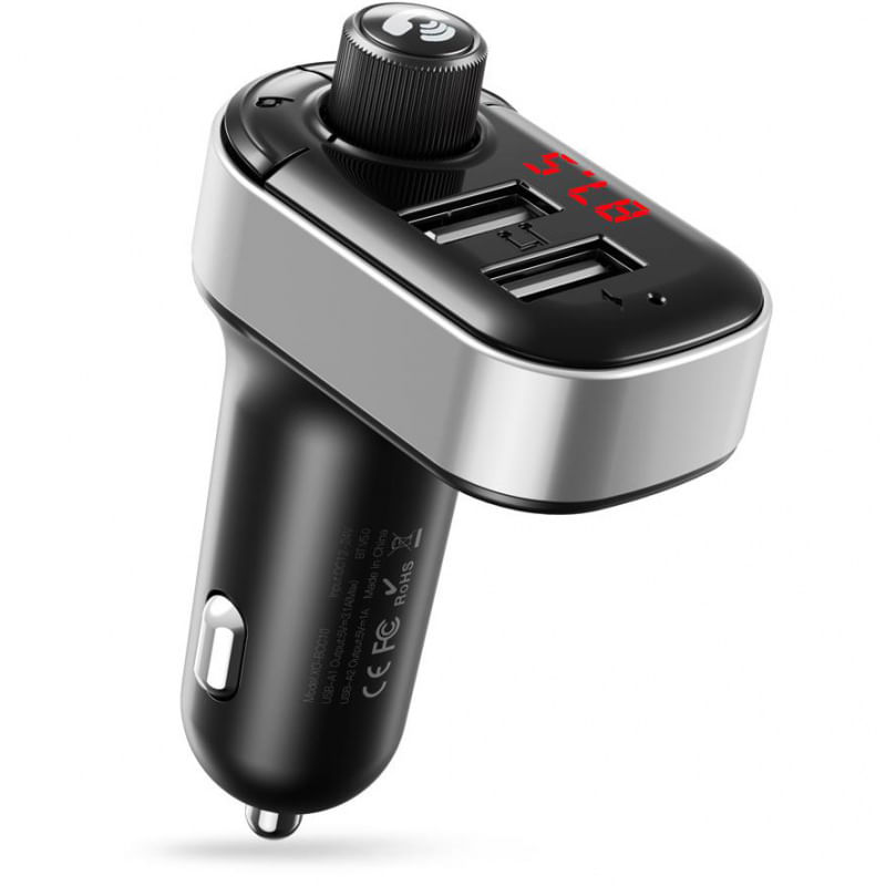 Auto si Moto - Electronice auto - Multimedia auto - Modulator FM Bluetooth XO Design BCC10, 2 x USB-A - Infinity.ro