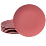 Casa si Gradina - Bucatarie si vesela - Vesela si tacamuri - Farfurii si boluri - Set 6 farfurii desert Roz Raspberry, 20 cm - Infinity.ro