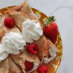 Casa si Gradina - Bucatarie si vesela - Vesela si tacamuri - Farfurii si boluri - Set farfurii 12 piese, pentru 4 persoane, Cesiro, Alb Ivoire cu frunze portocalii - Infinity.ro