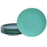 Casa si Gradina - Bucatarie si vesela - Vesela si tacamuri - Farfurii si boluri - Set 6 farfurii desert 20 cm Turcoaz Lagun - Infinity.ro