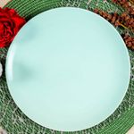 Casa si Gradina - Bucatarie si vesela - Vesela si tacamuri - Farfurii si boluri - Culorile Prospețimii: Set 4 Farfurii Verde Menta Lucios - Infinity.ro