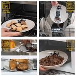 Casa si Gradina - Bucatarie si vesela - Vesela si tacamuri - Farfurii si boluri - Set farfurii 18 piese, pentru 6 persoane, Robber Cat, Cesiro, Ivoire cu Pisica - Infinity.ro