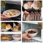 Casa si Gradina - Bucatarie si vesela - Vesela si tacamuri - Farfurii si boluri - Set farfurii 12 piese, pentru 4 persoane, Milkshake, Cesiro, Roz Deschis Mat - Infinity.ro