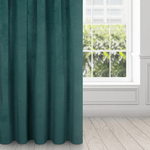 Casa si Gradina - Textile si covoare - Perdele si draperii - Draperii - Draperie DIVA LINE RIA din catifea fina, pana la 10 inele, greutate 300 g/m2, 140 x 270 cm, turcoaz - Infinity.ro